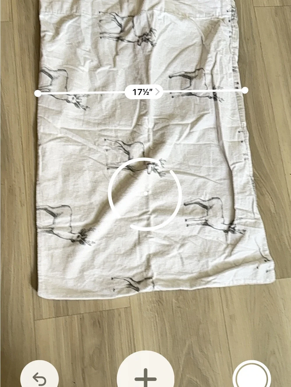 Cabin Pillowcase Rustic Lodge Wildlife Bear Deer Bedding 25.5”
